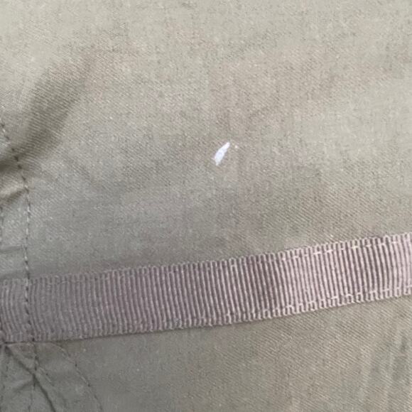 Prana Bomber Jacket Womens Full Zip Mock Neck Pockets Olive Green Size Large - Picture 9 of 9